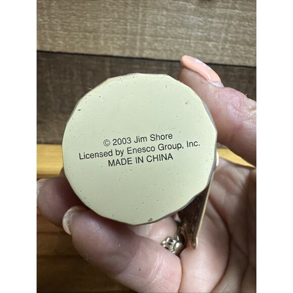 Vintage Jim Shore Christmas Ornament ~Snowman Gardner Enesco 2003 - Picture 5 of 5